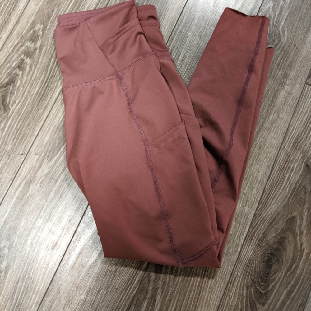 Rose Buddha running leggings